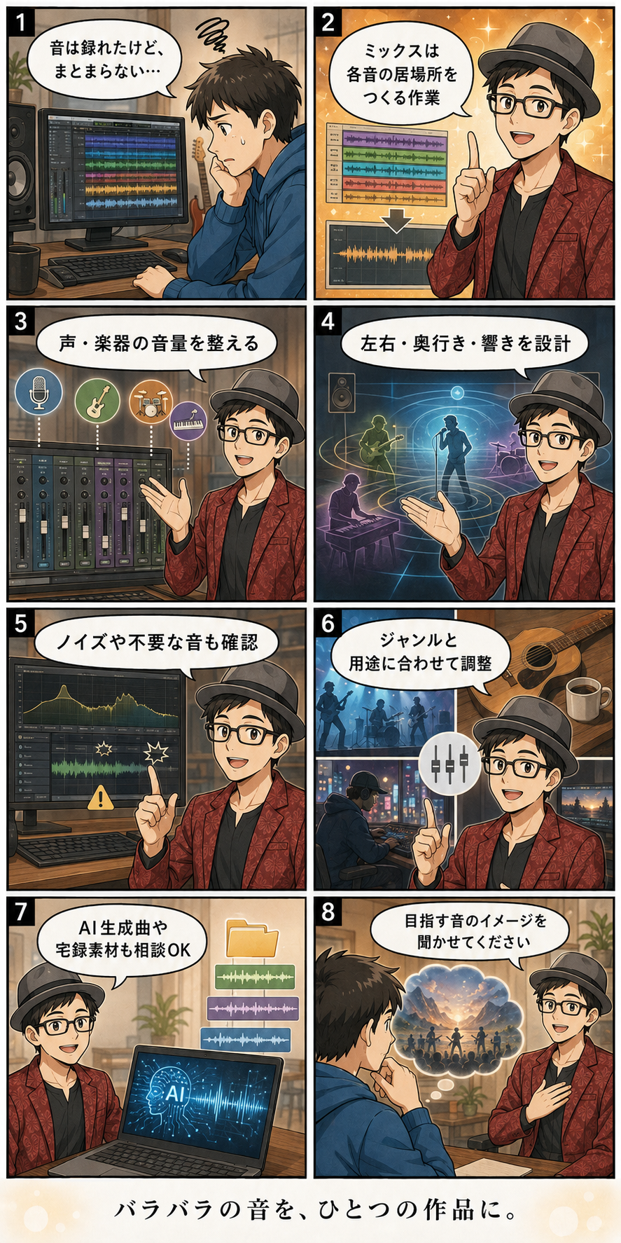 ミックスの紹介漫画